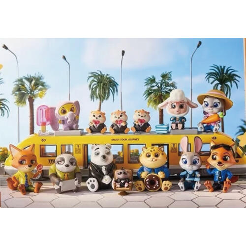 Miniso Disney 迪士尼瘋狂動物城系列乖乖坐盲盒手辦- 隨機發貨