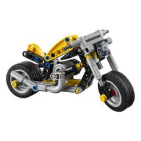 Lego樂高 黃色摩托車 42225