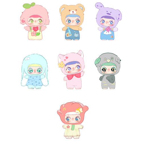 boptoys潮玩波普 薇薇內心世界系列毛絨盲盒- 隨機發貨