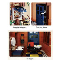 Cada咔搭 四季森林樹屋積木組