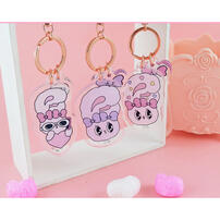 toyzeroplus Esther Bunny艾絲樂小兔-鑰匙圈 LAVENDER