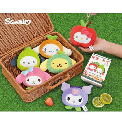 Sanrio三麗鷗	3"三麗鷗水果系列盲盒- 隨機發貨