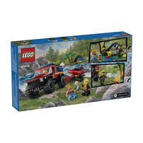 Lego樂高 四輪驅動消防車和救援艇 60412