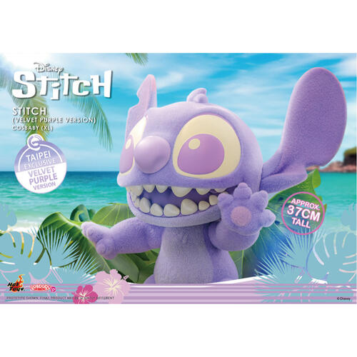 Disney Stitch Taiwan Exclusive Velvet Purple Cosbaby  (XL)