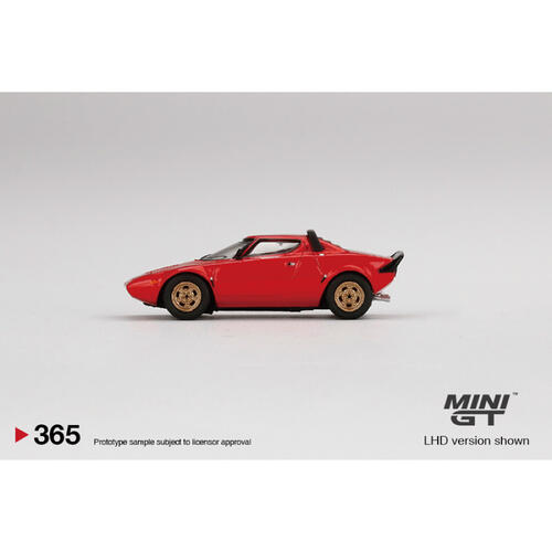 MINIGT	Lancia Stratos HF Stradale Rosso Arancio 合金車365