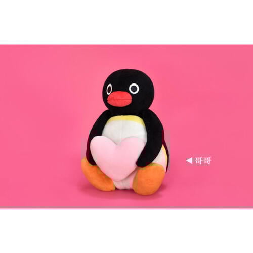 pingu heart-plush 6"