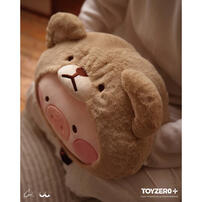 LuLu the Piggy - Teddy LuLu Hand Warmer Cushion + Blanket