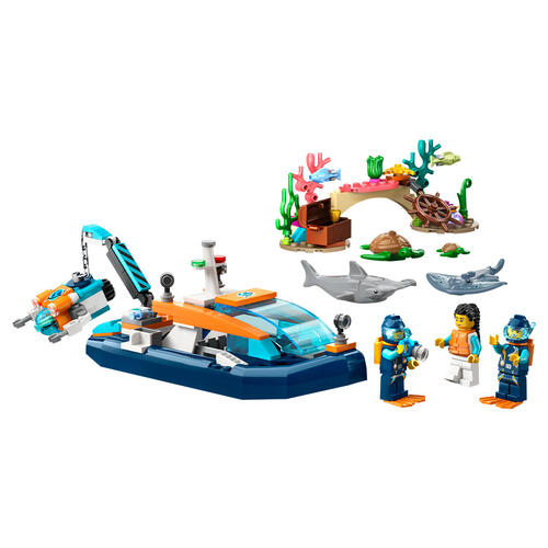 LEGO樂高城市系列 探險家潛水工作船 60377