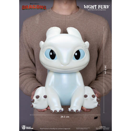 Beast-Kingdom USA | VPB-017 How to Train Your Dragon Series Vinyl Functional Figurines: Light Fury