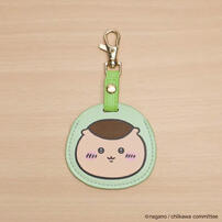 Chiikawa 吉伊卡哇皮革吊飾-栗子饅頭