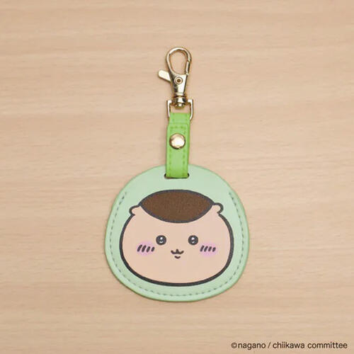 Chiikawa 吉伊卡哇皮革吊飾-栗子饅頭