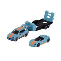 Majorette Porsche Racetrailer Assortment 3- Assorted