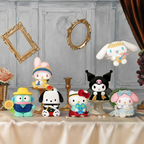 Sanrio 三麗鷗絨毛-名畫系列-隨機發貨