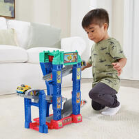Vtech 聲光城市嘟嘟車-4合1賽車場軌道組