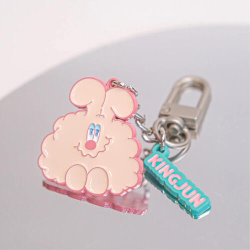 Kingjun 金屬吊飾／經典蠢兔