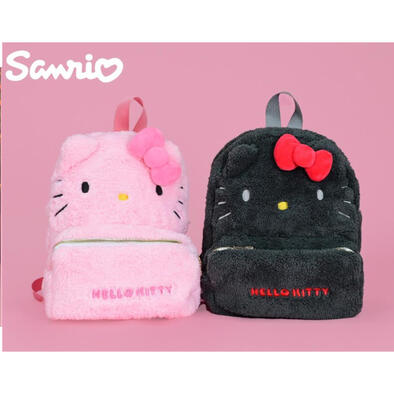 Sanrio三麗鷗	 大臉雙層背包-KT 12吋-隨機發售