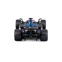 Bburago比美高1:43 F1系列-1:43 阿爾派 A525（無頭盔，紙盒版）（2025 摩納哥大獎賽）（#10 皮埃爾&middot;加斯利）- 金屬藍/啞光黑/粉紅