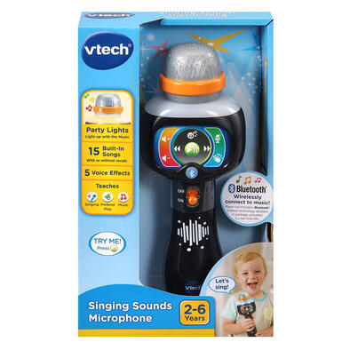 Vtech偉易達 兒童歡唱藍芽麥克風-酷炫黑