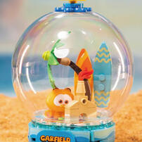 Pantasy拼奇 加菲貓 水晶球系列 休閒海島 收藏積木(86801)