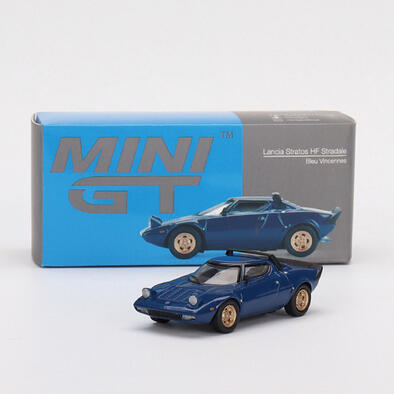 MINIGT	Lancia Stratos HF Stradale Bleu Vincennes 合金車411