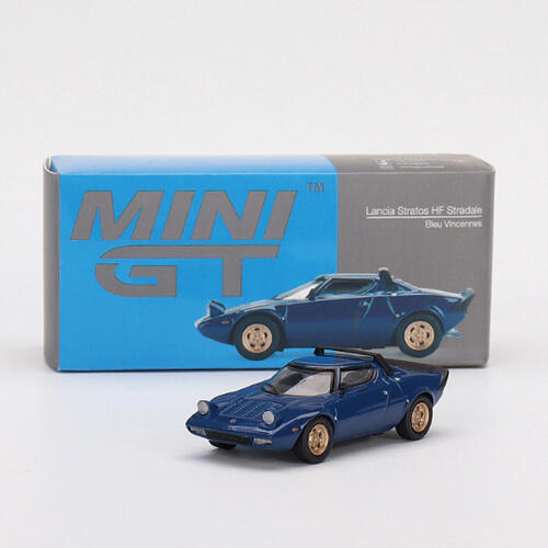 MINIGT	Lancia Stratos HF Stradale Bleu Vincennes 合金車411