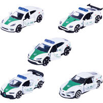 Majorette 美捷輪小汽車-杜拜警車AMG 5入組