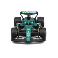 Bburago比美高1:43 F1系列-阿斯頓馬丁 AMR25 （無頭盔，紙盒版）（2025 澳洲大獎賽）（#18 蘭斯&middot;斯特羅爾） - 金屬綠 18-38250#18