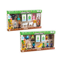 Minecraft創世神 3D公仔十二入豪華組- 隨機發貨