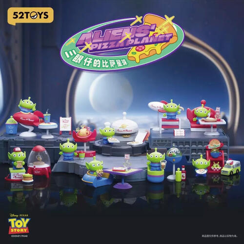 52TOYS/Disney Toy Story Three-Eyed Monster’s Pizza Planet @8 69- Assorted