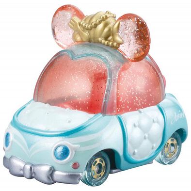 Tomica多美 迪士尼夢幻珠寶小汽車 粉鑽蝴蝶結小車 小美人魚