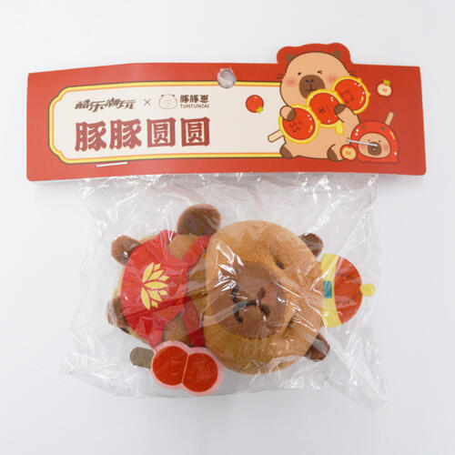 TUNTUNZAI卡皮巴拉	豚豚崽冰糖葫蘆掛件