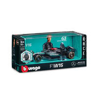 Bburago比美高 合金車1:24套裝Mercedes-AMG F1 W15