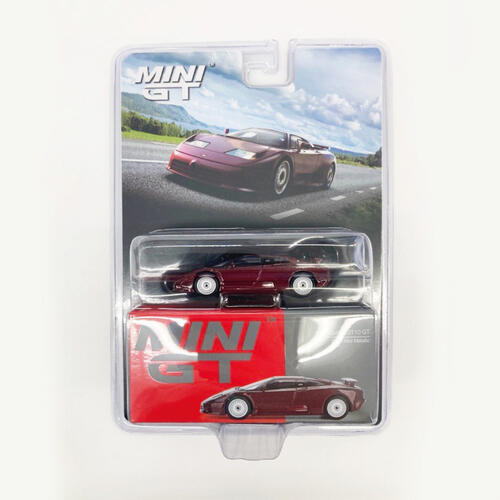 MINIGT	Bugatti EB110 GT Dark Red Metallic 806 合金車 