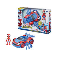  Marvel漫威蜘蛛人與他的神奇朋友們4吋英雄人物交通工具組- 隨機發貨