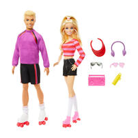 Barbie芭比 肯尼65周年特別版-80年代經典溜冰造型組合