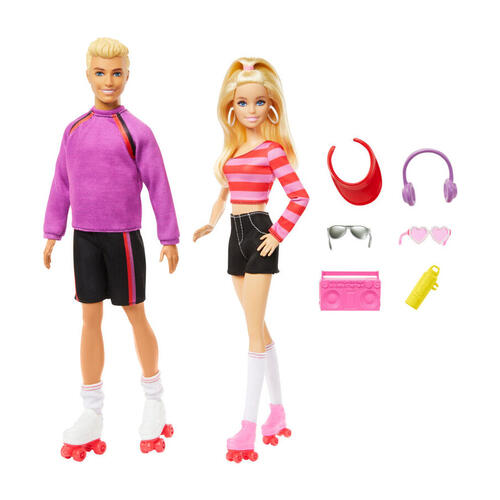 Barbie芭比 肯尼65周年特別版-80年代經典溜冰造型組合