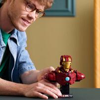 LEGO樂高漫威超級英雄系列 鐵甲奇俠 MK4 半身像 76327