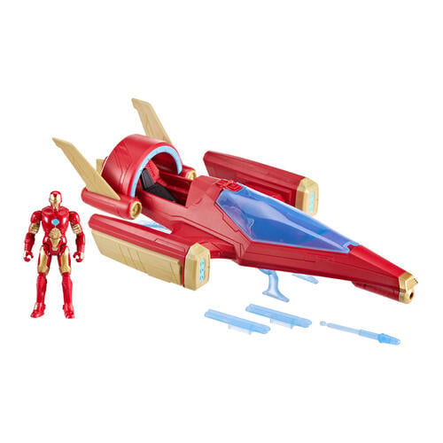 Transformers	漫威復仇者聯盟4"鋼鐵人偶及載具