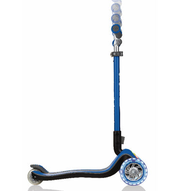 Globber高樂寶 兒童三輪滑板車-閃光升級款-藍(可乘重50kg)