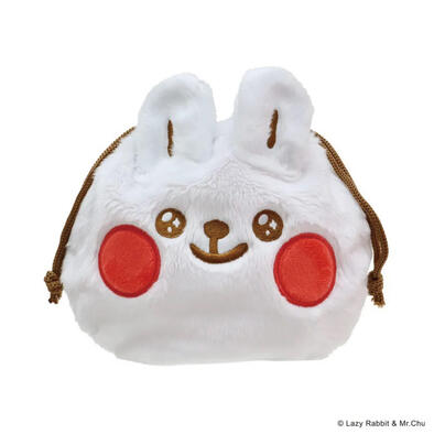 Lazy Rabbit & Mr Chu 束口袋-(懶散兔)