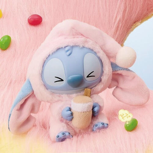 Miniso Disney Stitch 迪士尼史迪奇再困也要吃一口系列搪膠毛絨盲盒- 隨機發貨