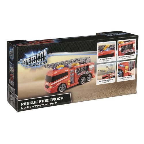 Speed City Rescue Fire Truck
