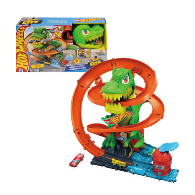 Hot Wheels風火輪組合系列-恐龍消防局