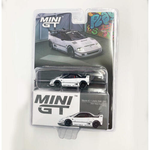 MINIGT Mazda AZ-1 Liberty Walk LB40 White 2024 Tokyo Auto Salon 合金車 953