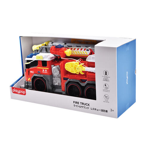 playpop 聲光救援消防車