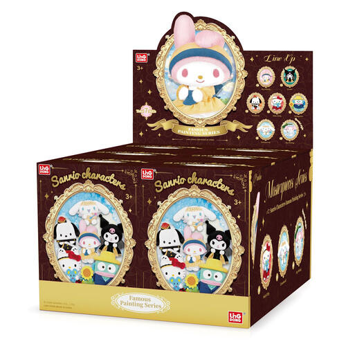 Sanrio 三麗鷗絨毛-名畫系列-隨機發貨