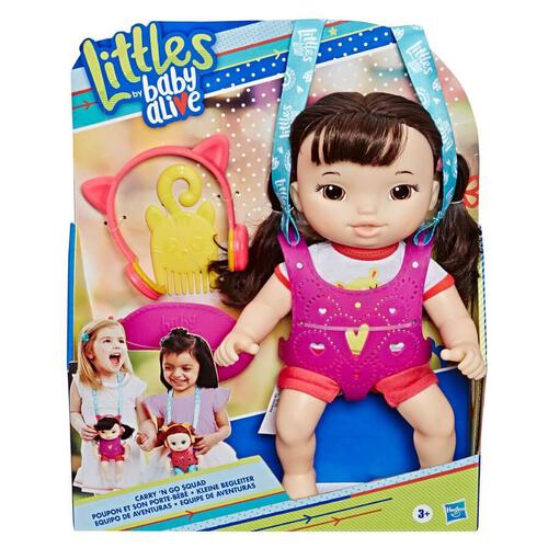 Baby Alive Littles Carry'n Go Squad Girl
