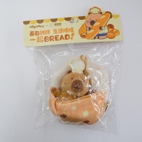 TUNTUNZAI卡皮巴拉	豚豚崽烘焙坊-奶茶睡袋掛件