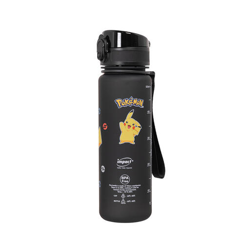 Pokemon Pikachu Water Bottle 500ml &ndash; Black