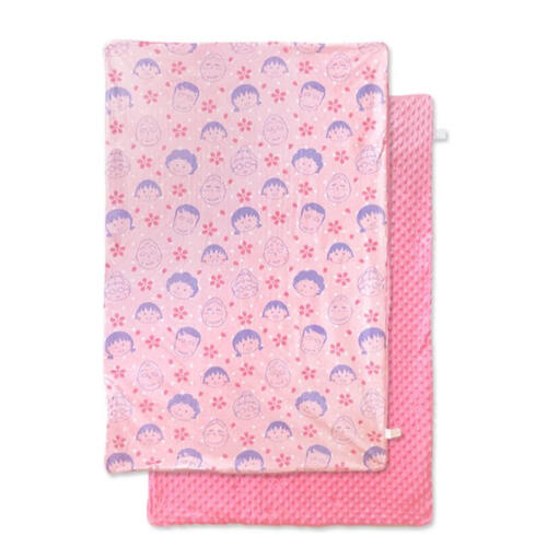 Chibi Maruko 櫻桃小丸子 親膚毯-全家大集合